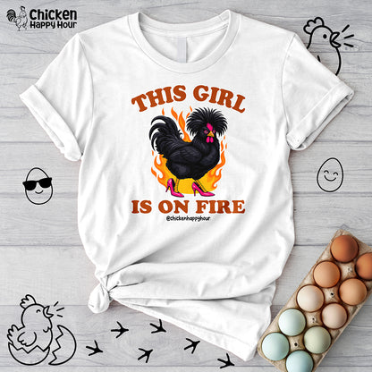 This Girl Is on Fire Unisex Tee