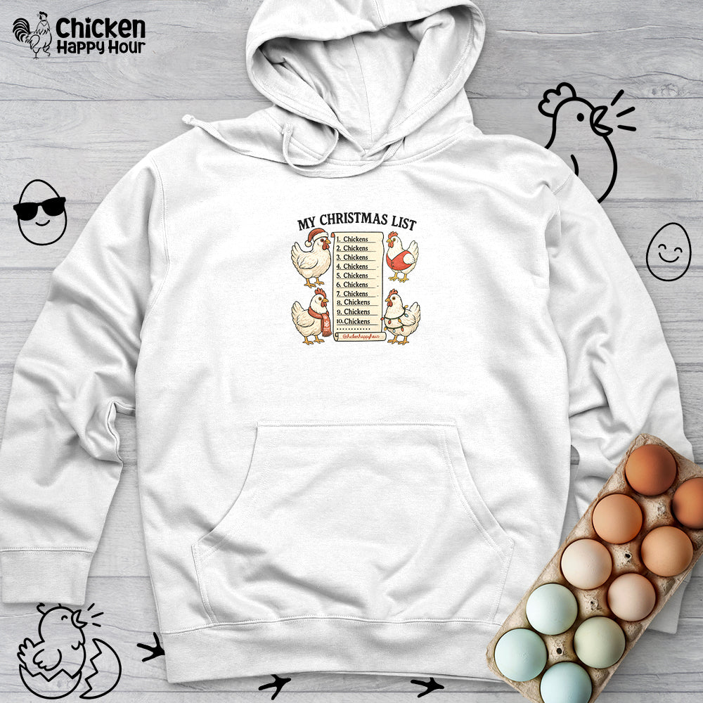 Christmas List Hooded Sweatshirt