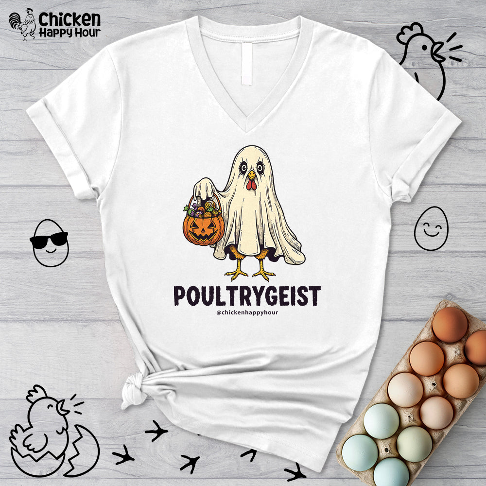Poultrygeist V-Neck Tee