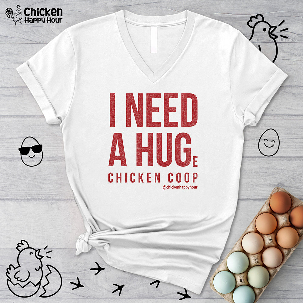 Chicken Coop V-Neck Tee