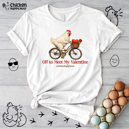 Off to Meet My Valentine Unisex Tee