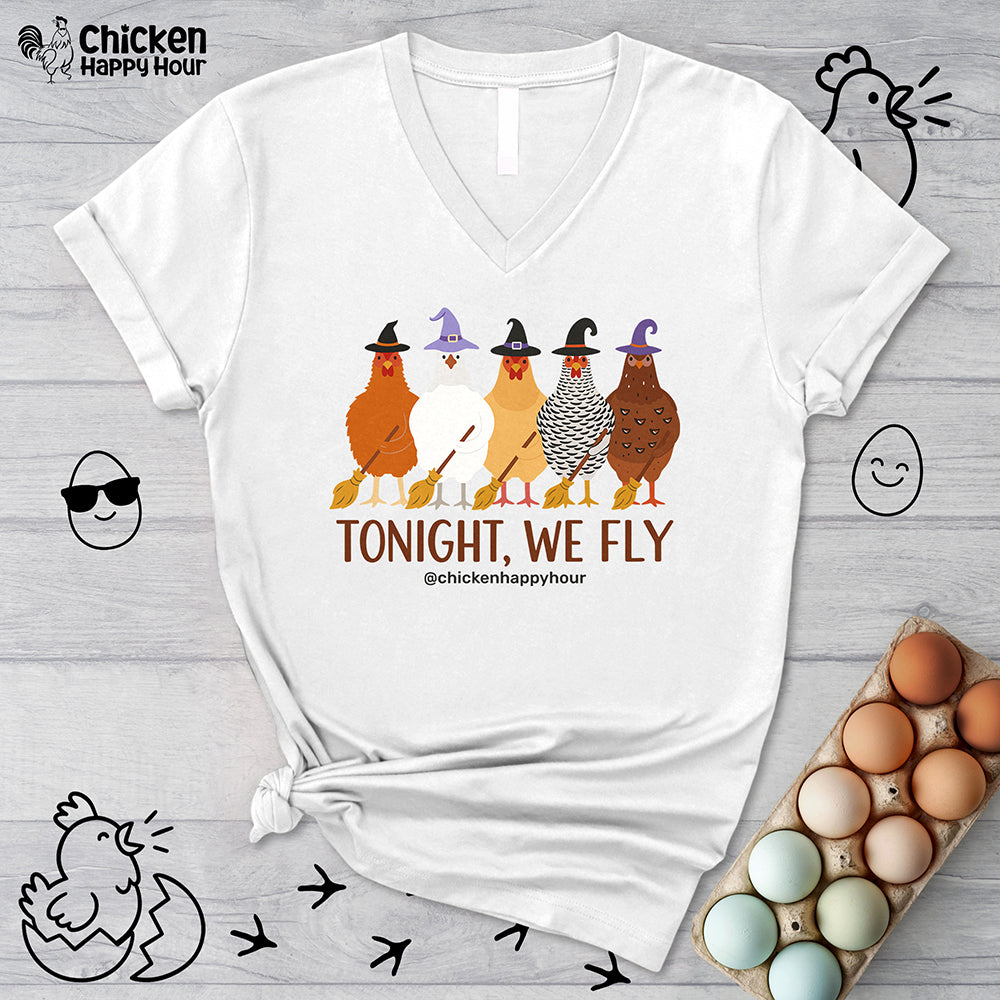 Tonight We Fly V-Neck Tee