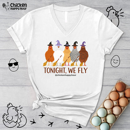 Tonight We Fly V-Neck Tee