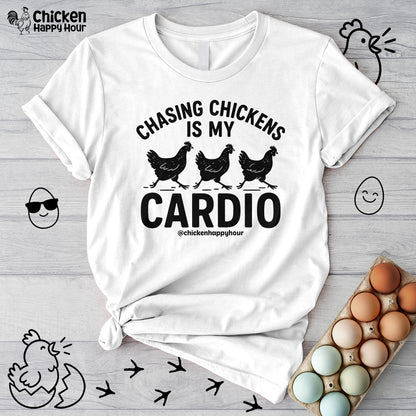 Chasing Chickens is My Cardio Unisex Tee