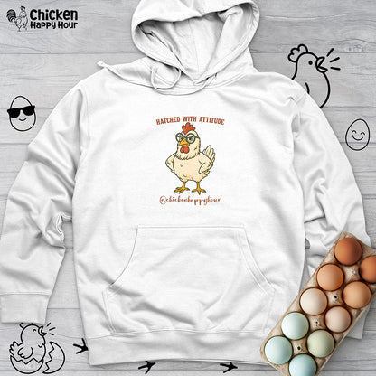 Hatched With Attitude Hooded Sweatshirt