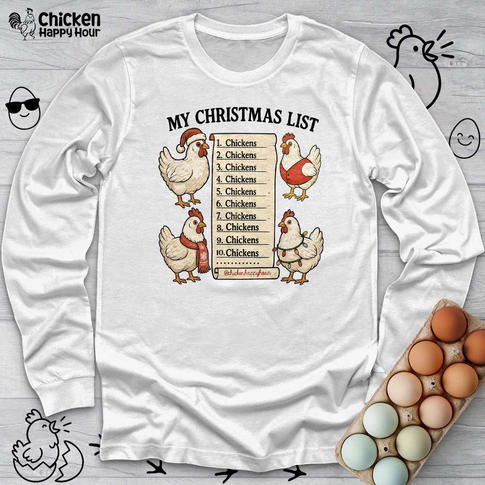 Christmas List Long Sleeve