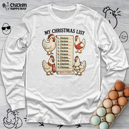 Christmas List Long Sleeve