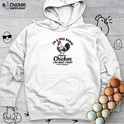 I'm A Free Range Hooded Sweatshirt