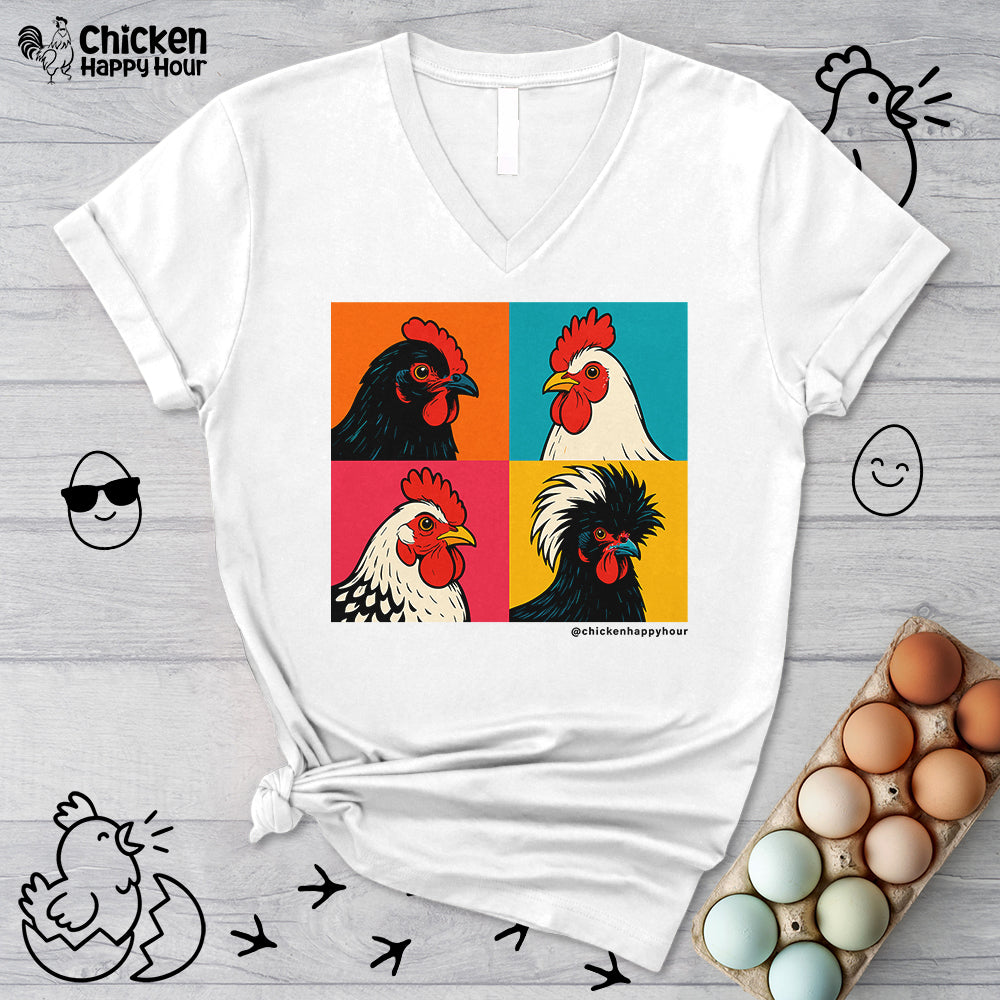 Hen Party V-Neck Tee