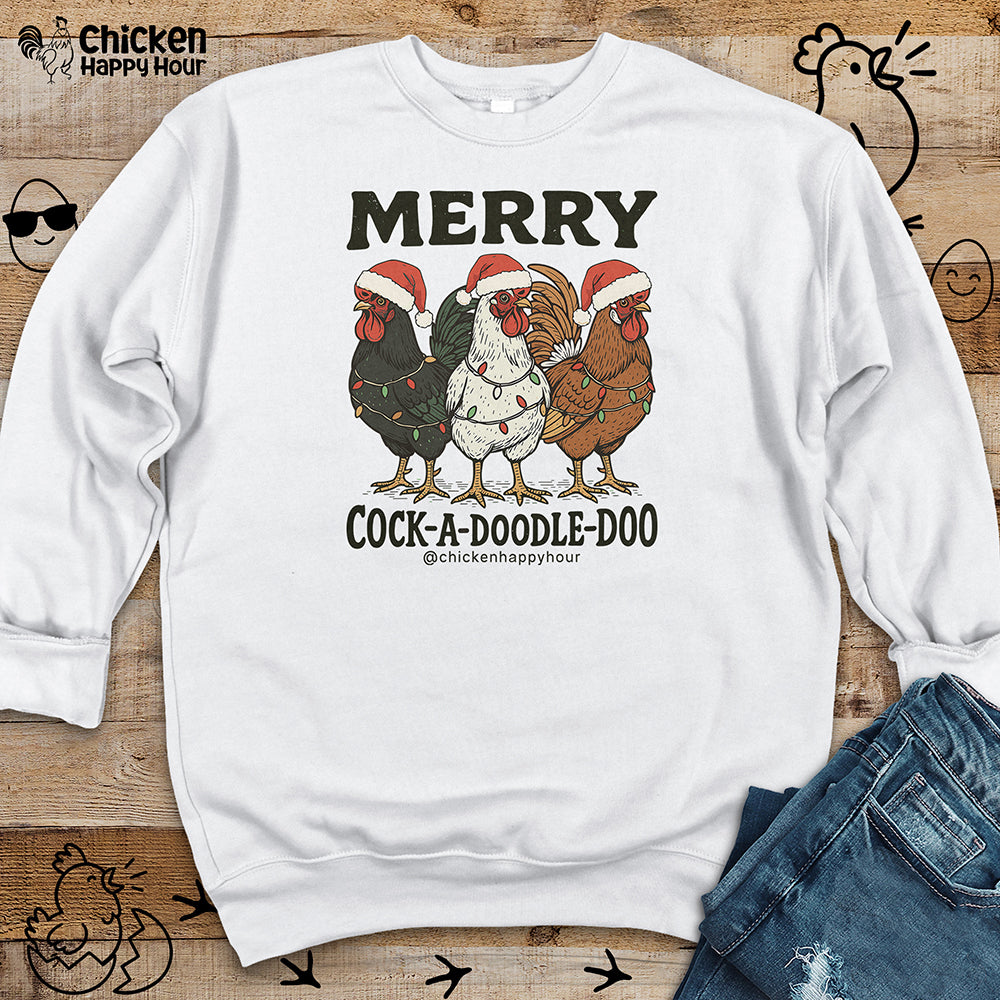 Merry Cock a Doodle Doo Crewneck