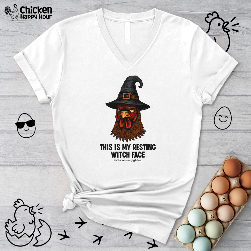 This Is My Resting Witch Face V-Neck Tee