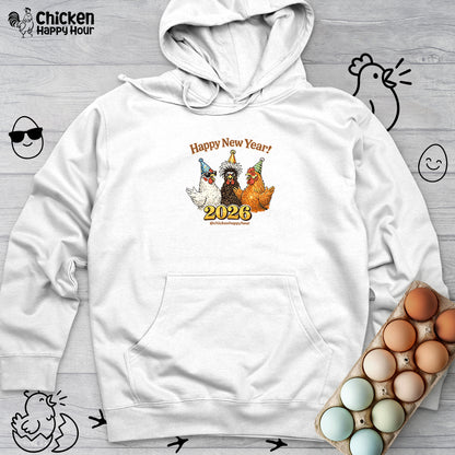 Happy New Year Hooded Sweatshirt