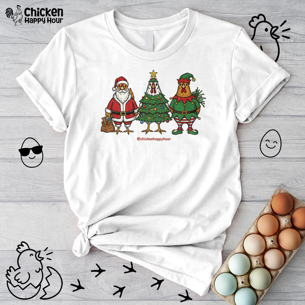 Christmas Chicken Unisex Tee