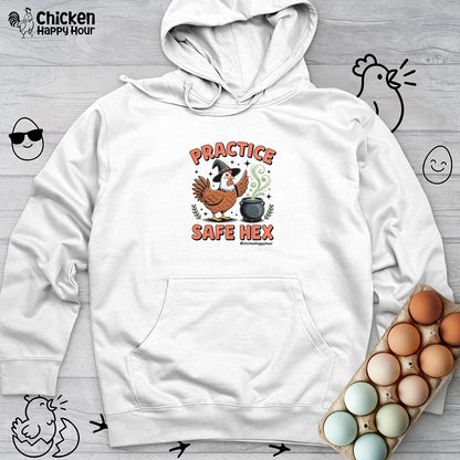 Practice Safe Hex Hooded Sweatshirt