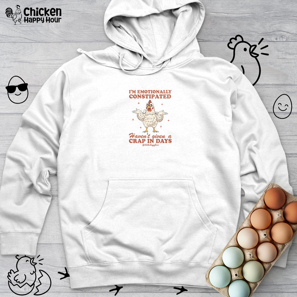 Emotionally Constipated Hooded Sweatshirt