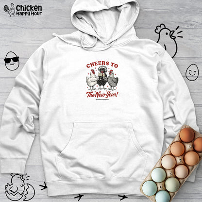 Cheers to The New Year Hooded Sweatshirt