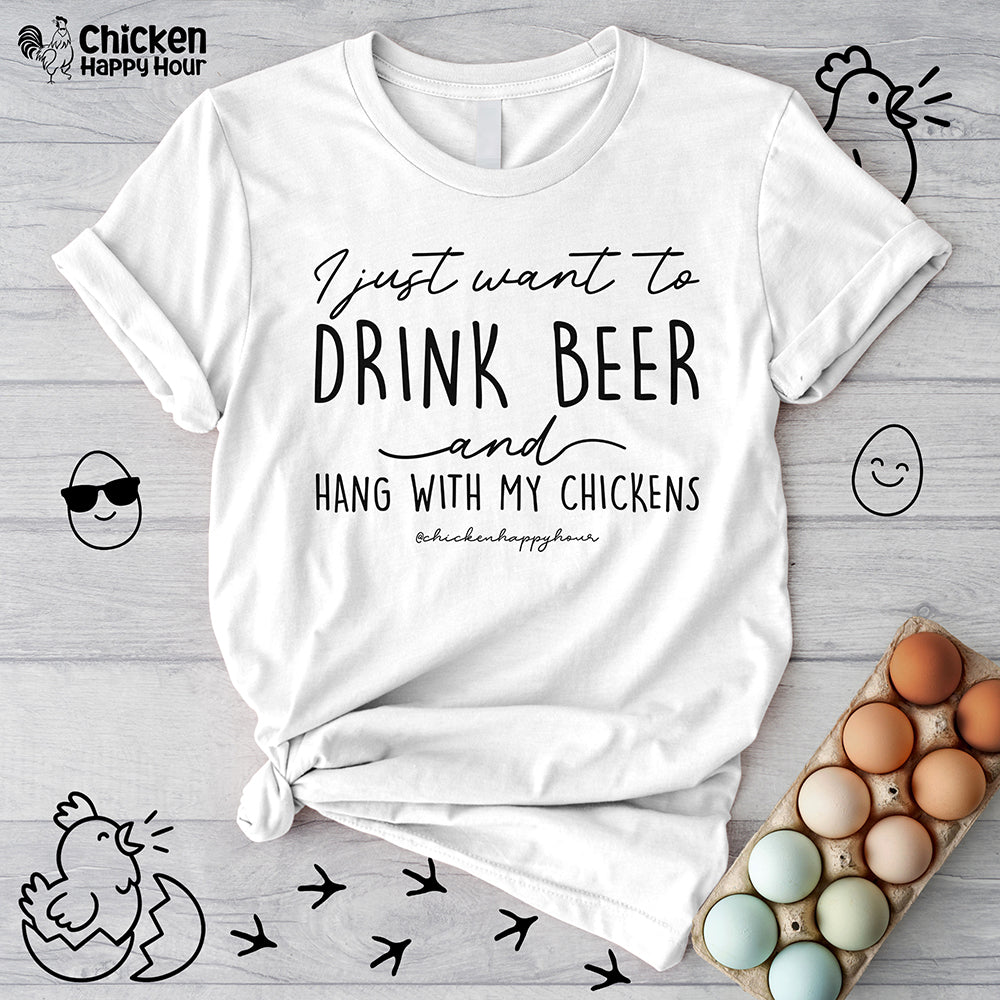 I Just Want to Drink Beer Unisex Tee