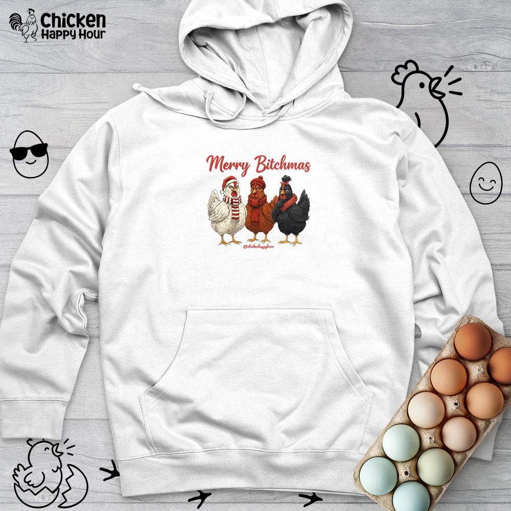 Merry Bitchmas Hooded Sweatshirt