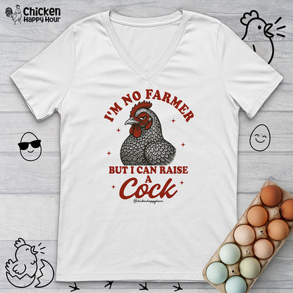 I'm No Farmer V-Neck Tee