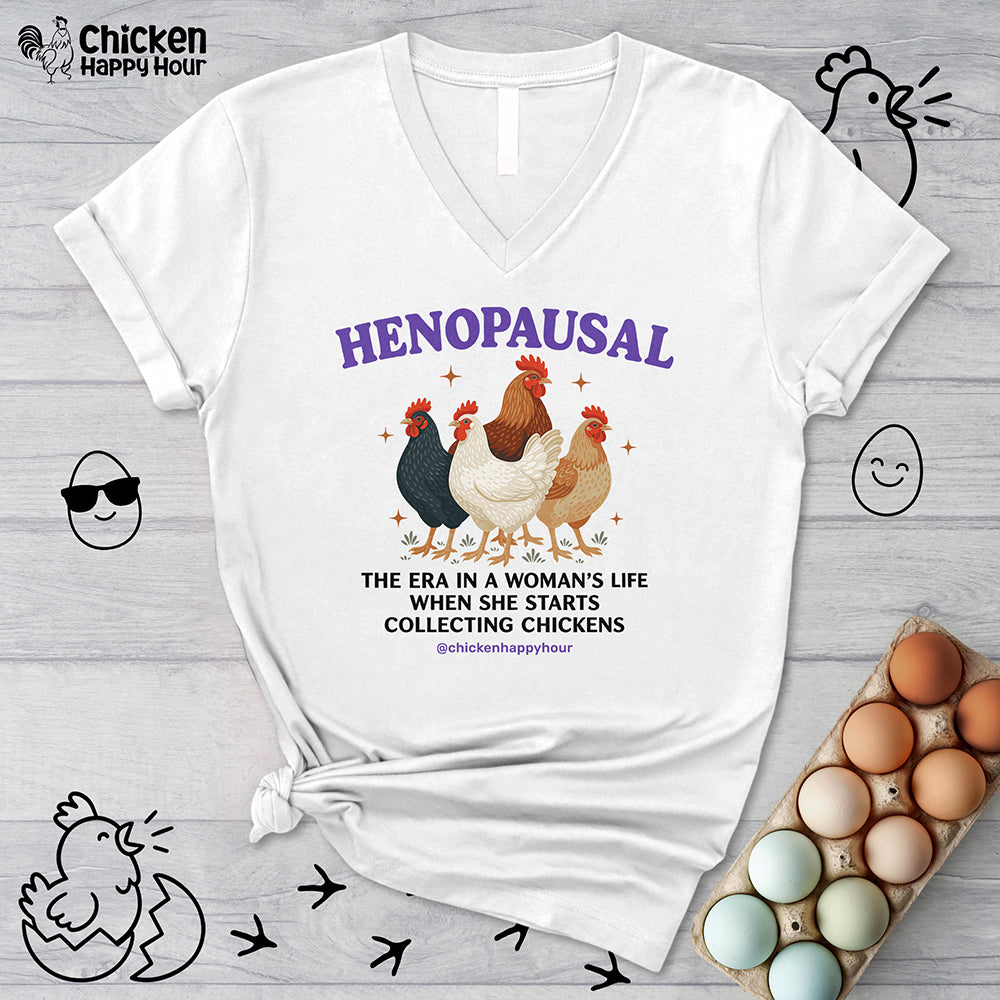 Henopausal V-Neck Tee