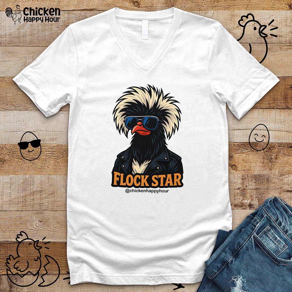 Flock Star 2 V-Neck Tee