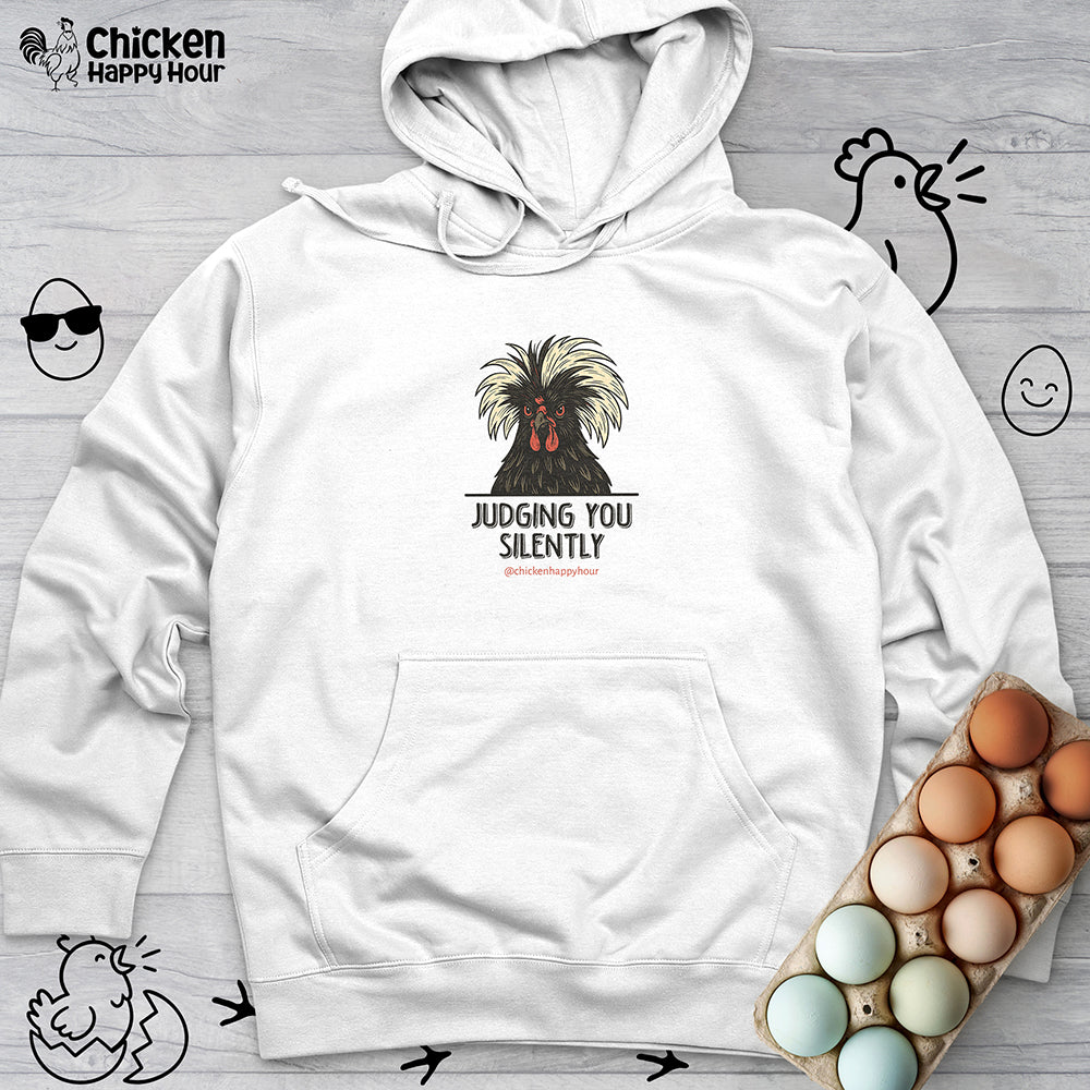 Judging You Silently Hooded Sweatshirt