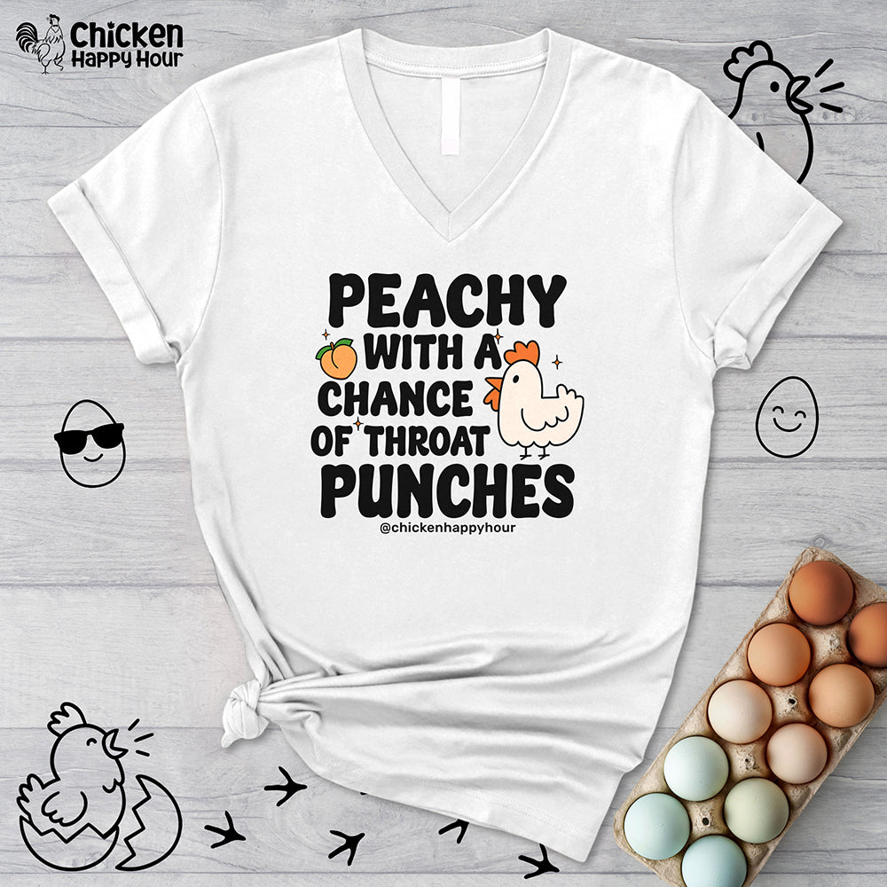 Peachy V-Neck Tee
