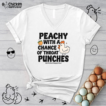 Peachy V-Neck Tee