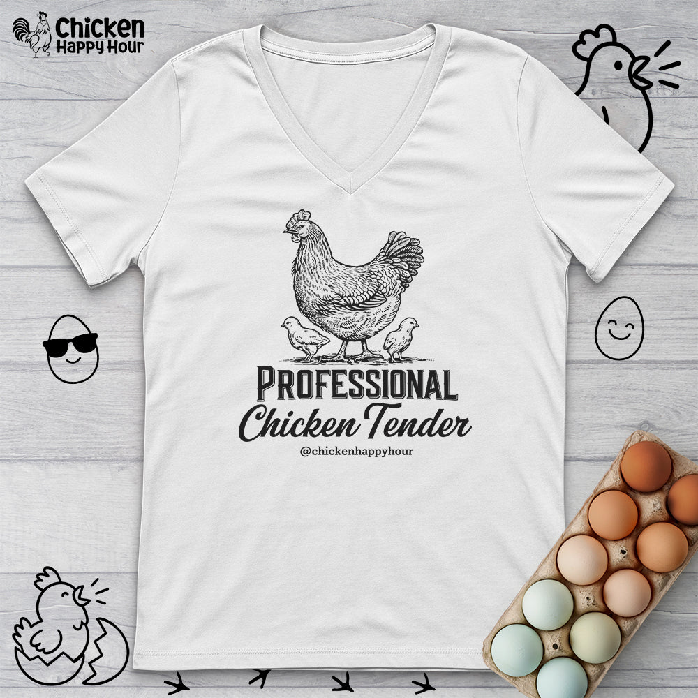 Professional Chicken Tender V-Neck Tee