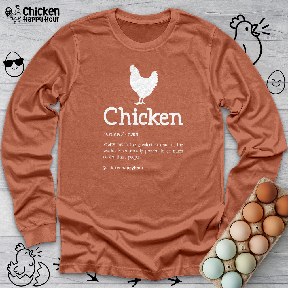 Chicken Definition Long Sleeve
