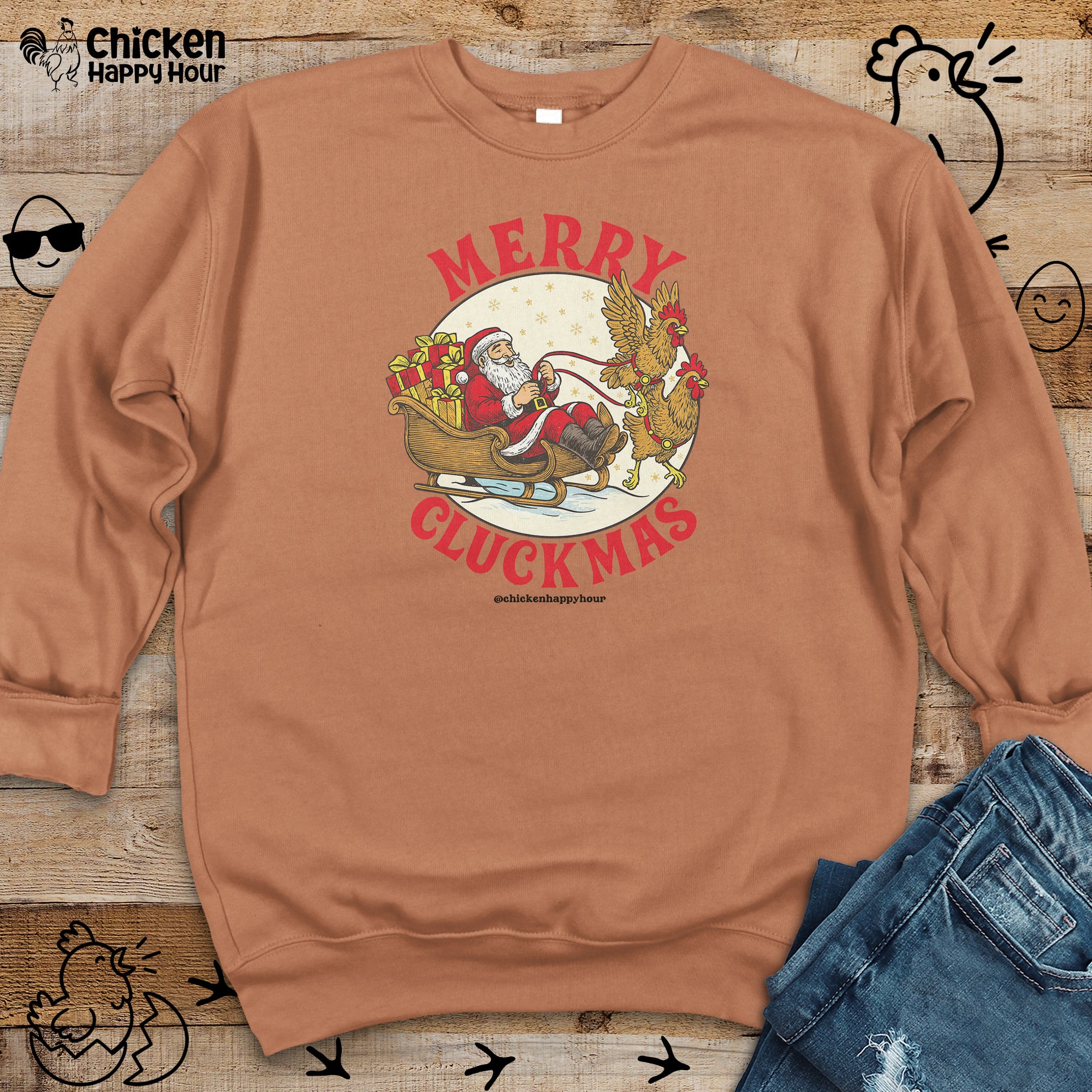 Merry Cluckmus Sweatshirt