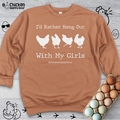 I'd Rather Hang Out Sweatshirt