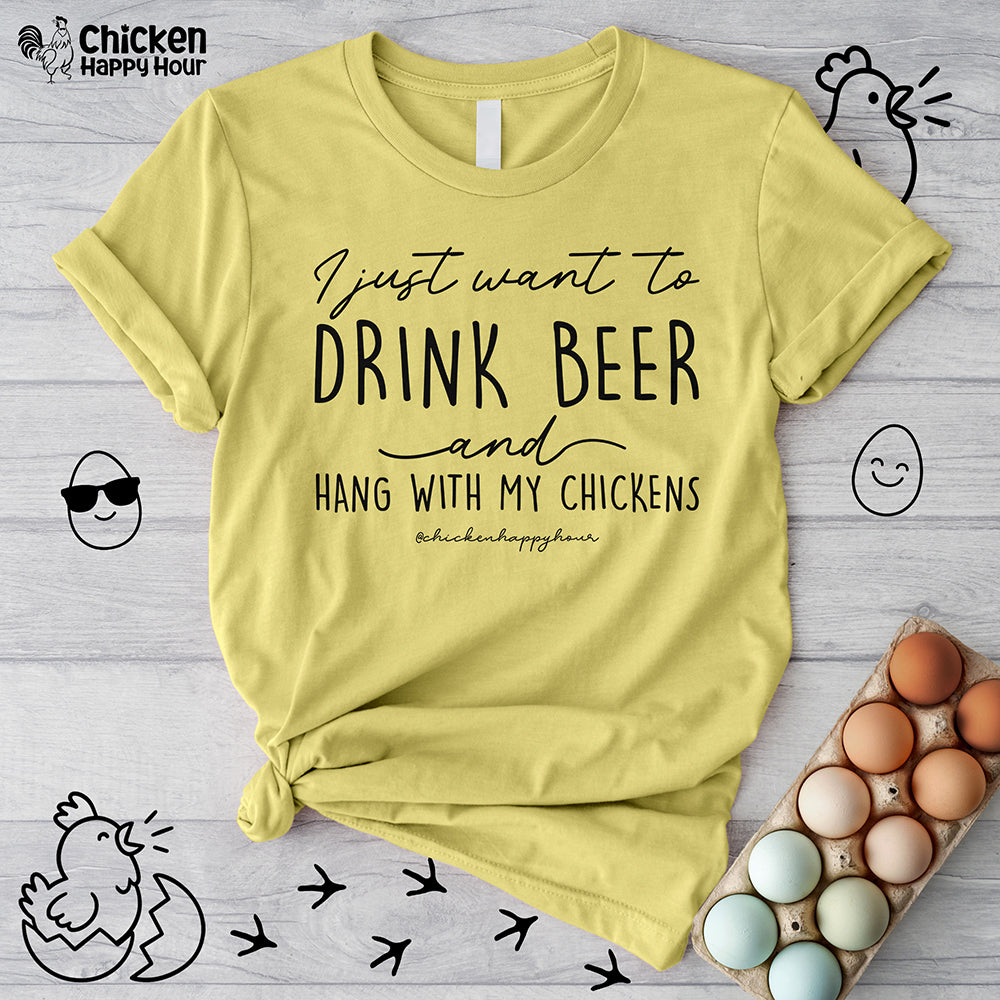 I Just Want to Drink Beer Unisex Tee