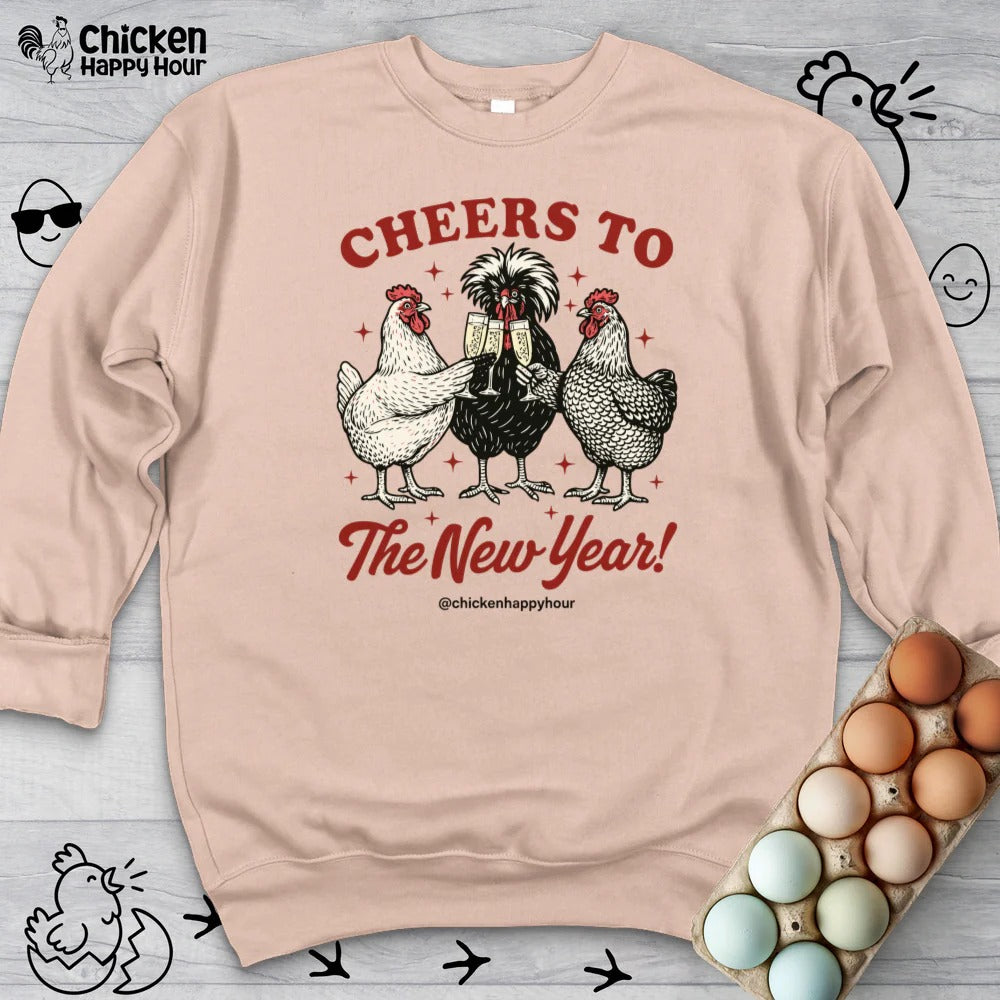 Cheers to The New Year Sweatshirt