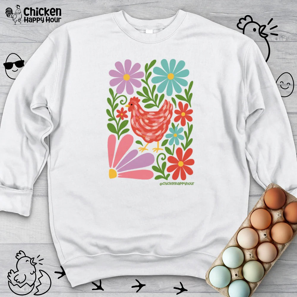 Chicken Blooms Sweatshirt