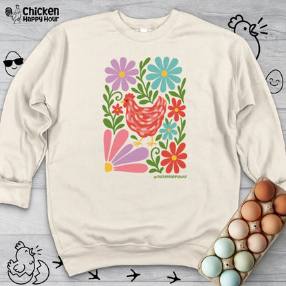 Chicken Blooms Sweatshirt