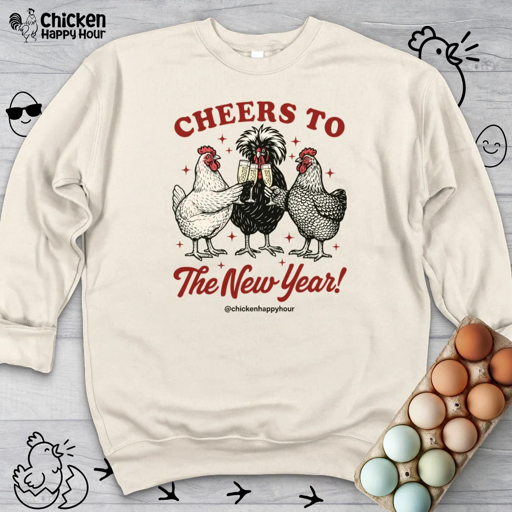 Cheers to The New Year Sweatshirt