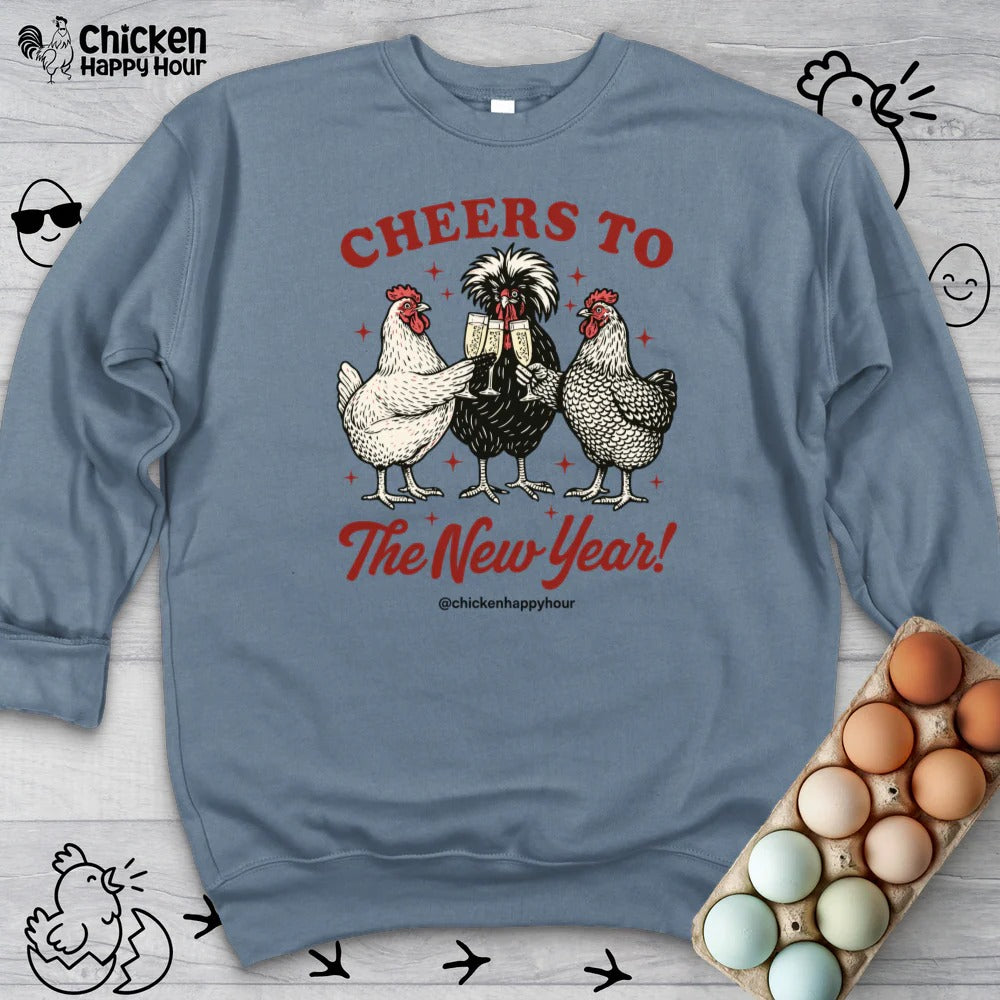 Cheers to The New Year Sweatshirt