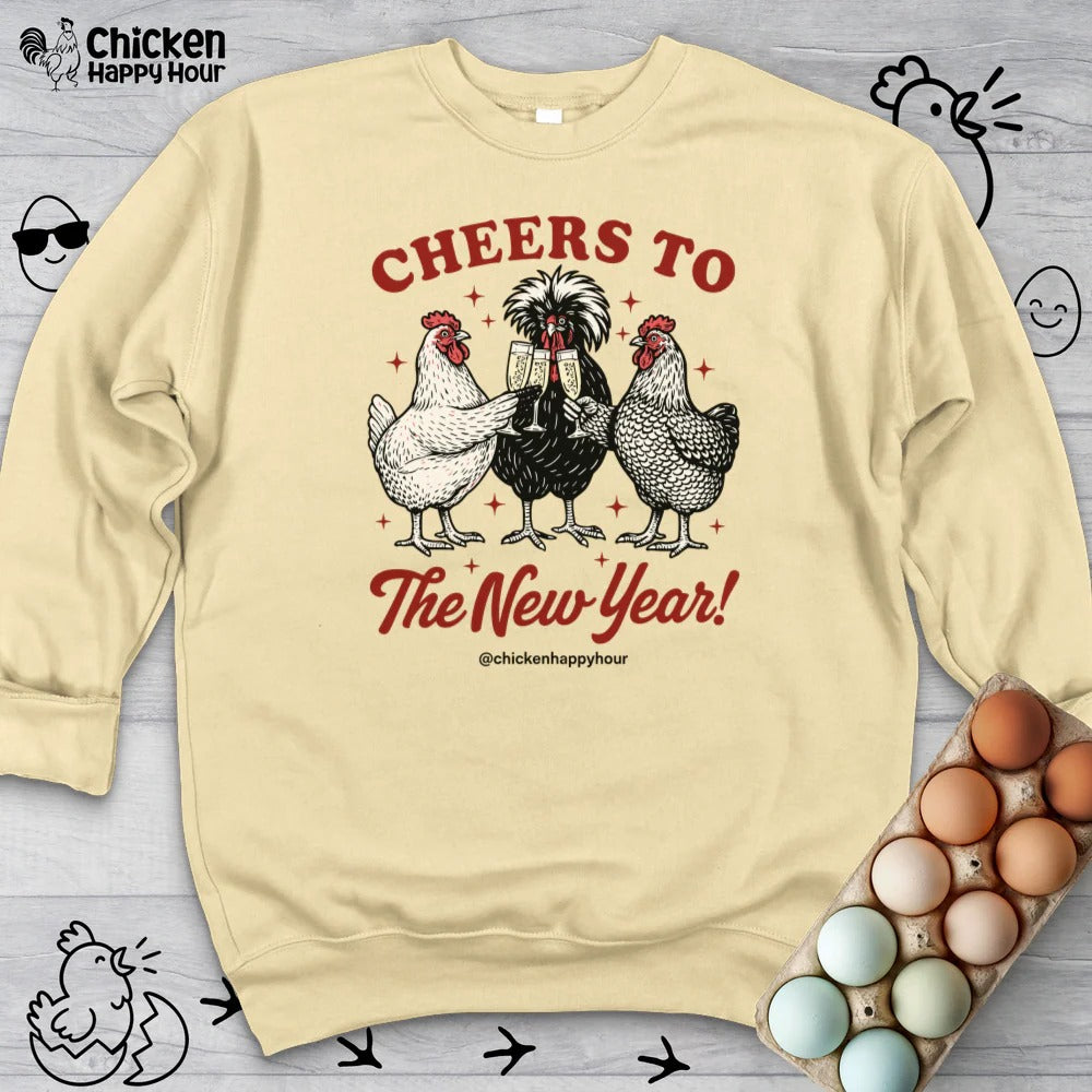 Cheers to The New Year Sweatshirt