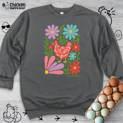 Chicken Blooms Sweatshirt